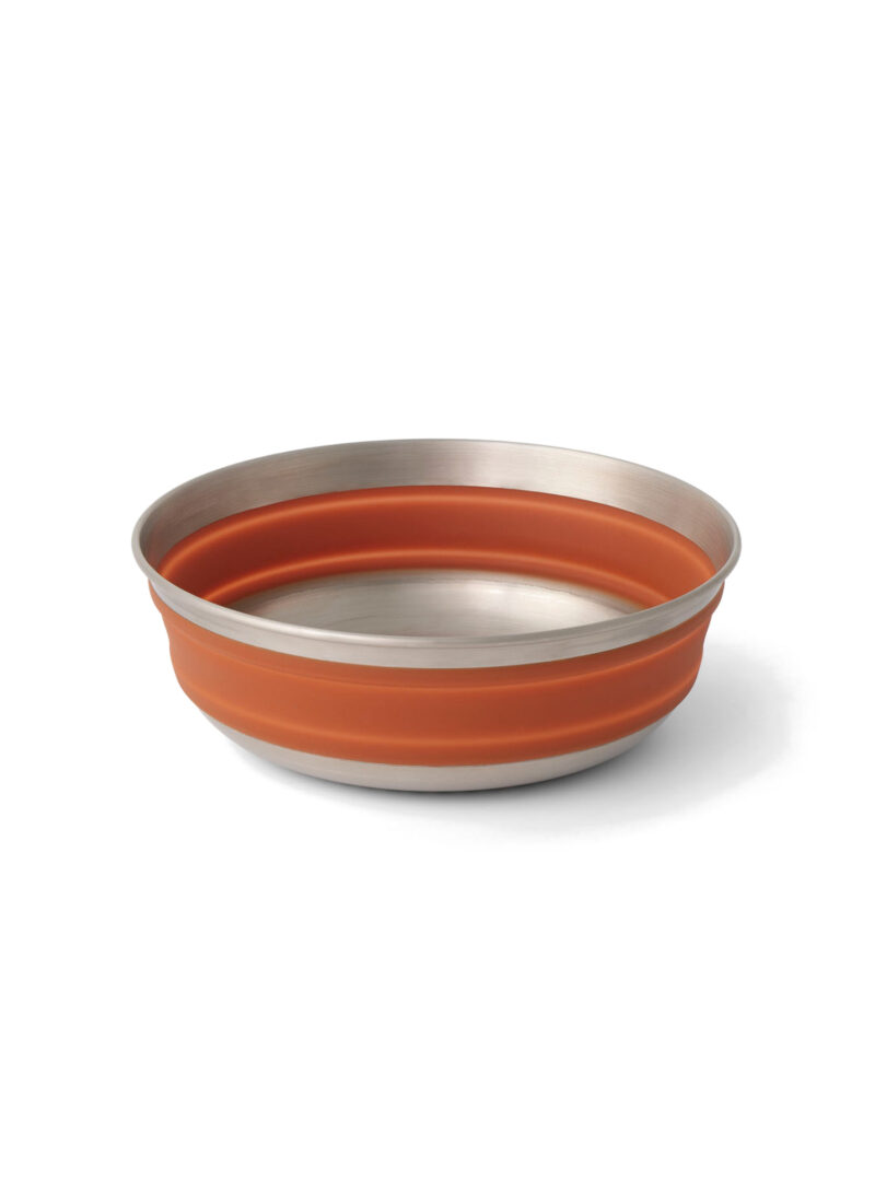 Bol turistic Sea to Summit Detour SL Steel Colla Bowl Medium - brown