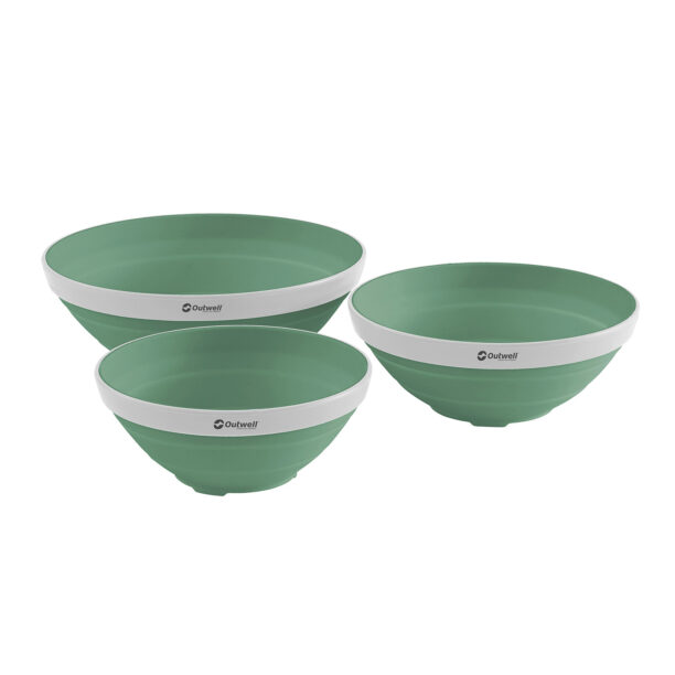 Boluri turistice Outwell Collaps Bowl Set - shadow green