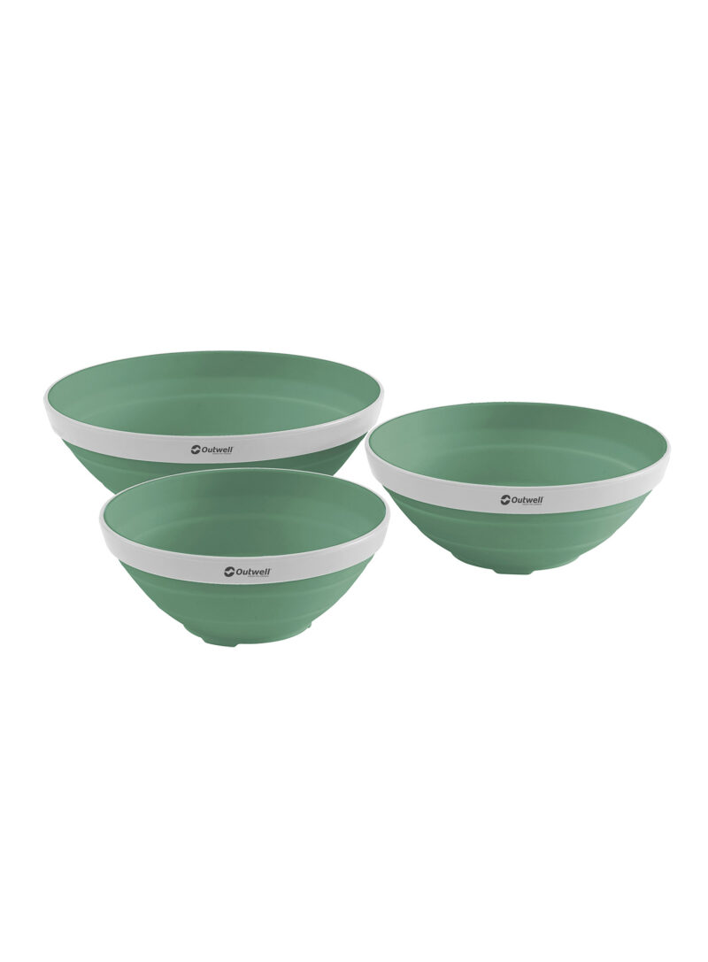 Boluri turistice Outwell Collaps Bowl Set - shadow green