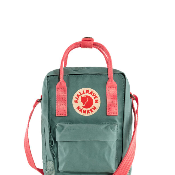 Borsetă Fjallraven Kanken Sling - frost green/peach pink