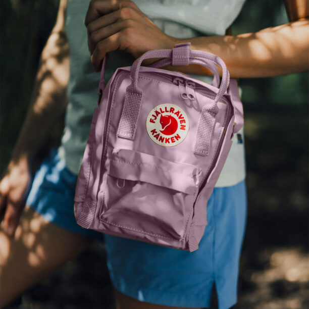 Original Borsetă Fjallraven Kanken Sling - pastel lavender