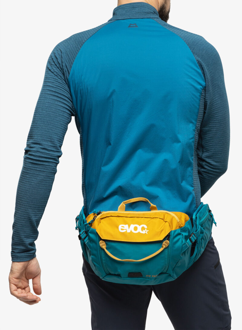 Borseta ciclism Evoc Hip Pack 3 - loam/ocean preţ