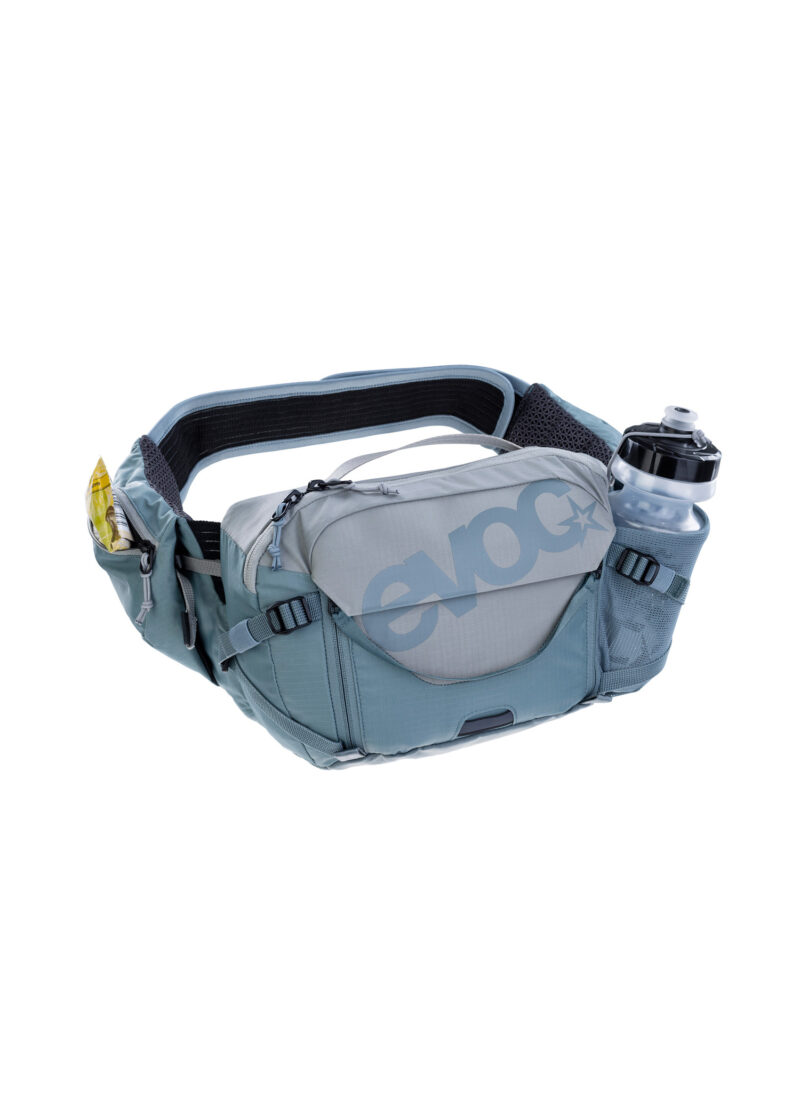 Original Borseta ciclism Evoc Hip Pack Pro 3 - stone/steel