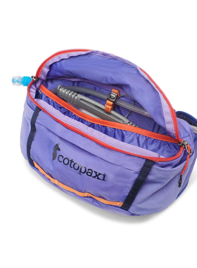 Original Borsetă de sold Cotopaxi Lagos 5L Hydration Hip Pack - amethyst/blue violet