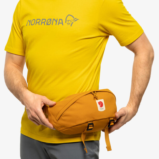 Cumpăra Borsetă de sold Fjallraven Ulvo Hip Pack Large - red gold