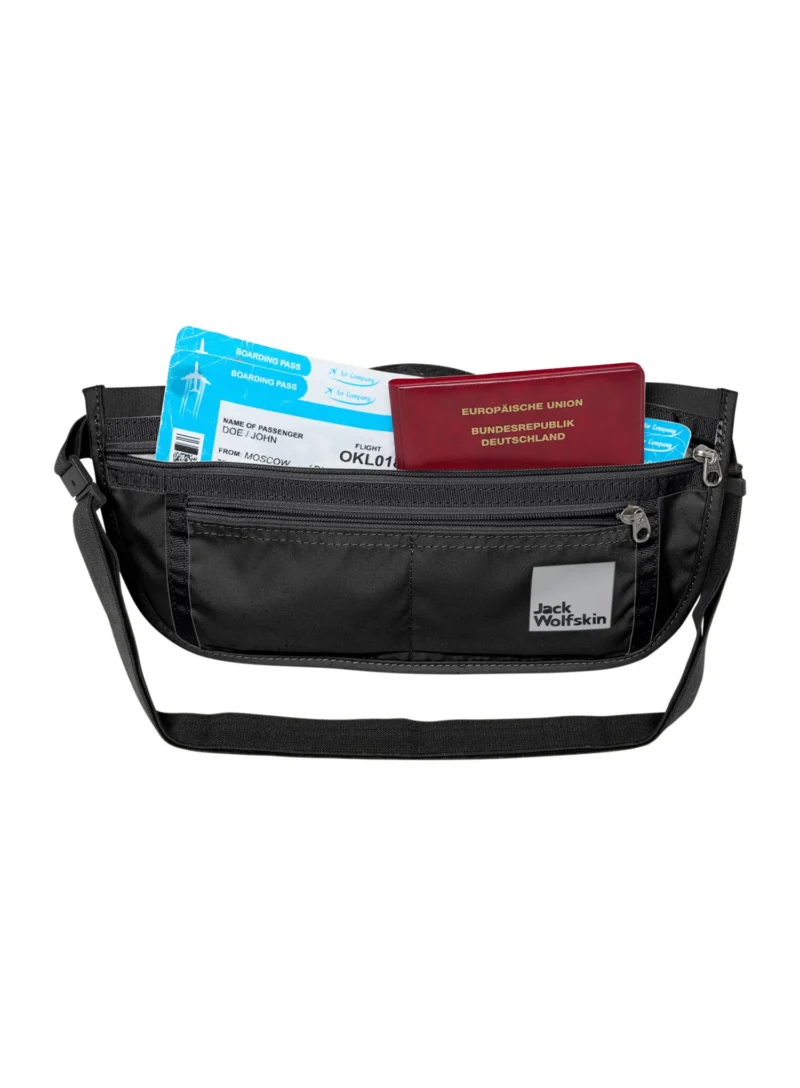 Preţ Borsetă de sold Jack Wolfskin Document Belt De Luxe - black