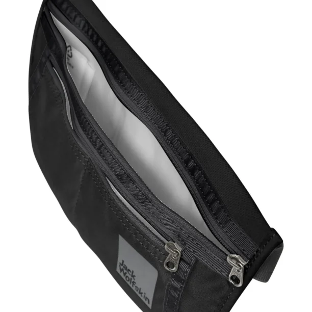 Original Borsetă de sold Jack Wolfskin Document Belt De Luxe - black