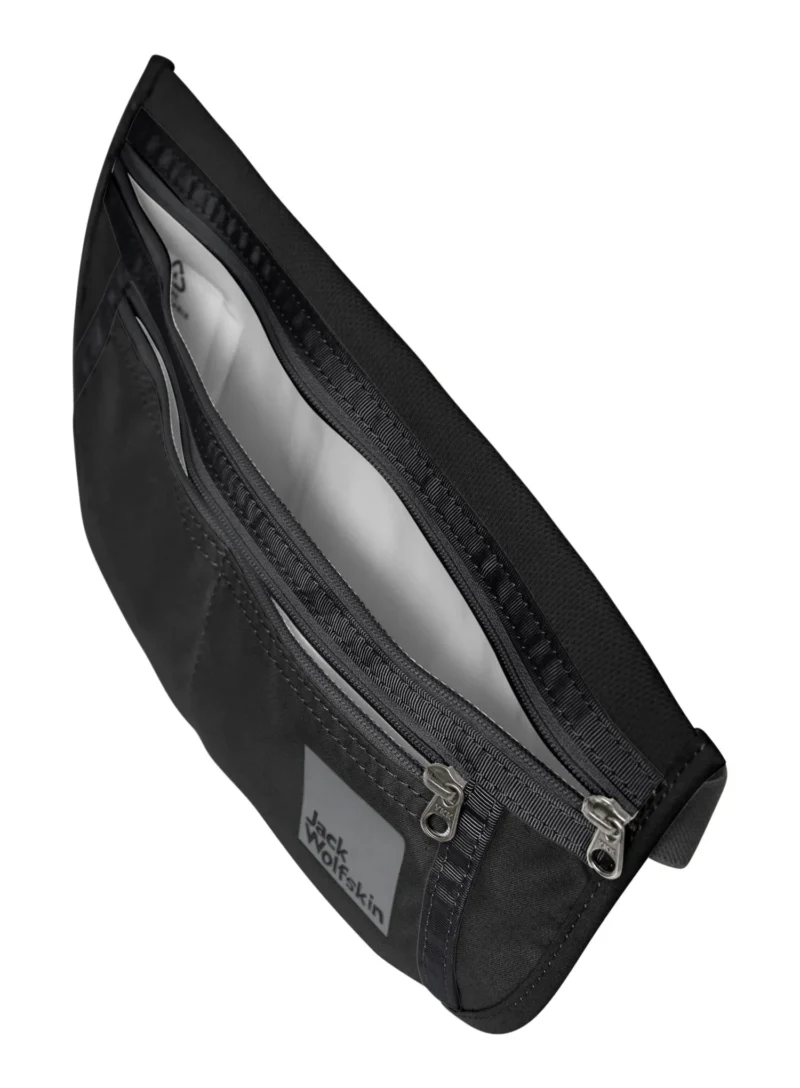 Original Borsetă de sold Jack Wolfskin Document Belt De Luxe - black