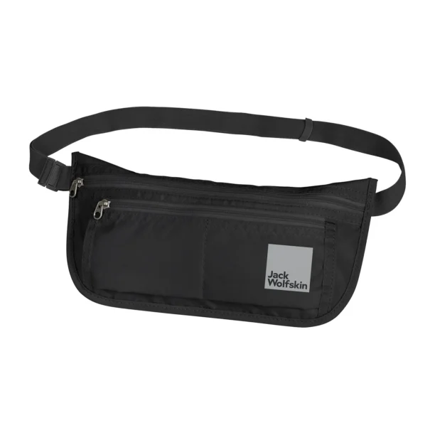 Borsetă de sold Jack Wolfskin Document Belt De Luxe - black