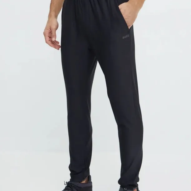 Boss Green pantaloni de trening culoarea negru