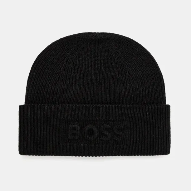 Boss Orange caciula culoarea negru