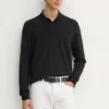 Boss Orange longsleeve din bumbac culoarea negru