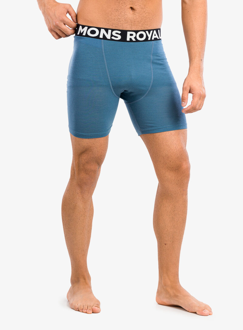 Original Boxeri Mons Royale Hold 'em Boxer - blue slate