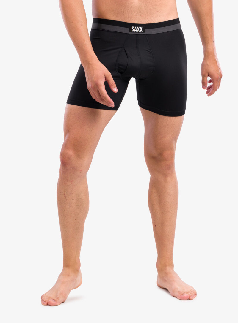 Boxeri SAXX Sport Mesh Brief Fly - black