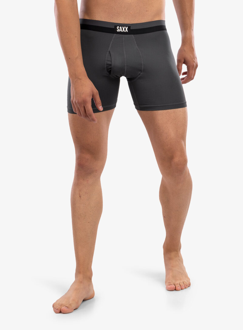 Preţ Boxeri SAXX Sport Mesh Brief Fly - graphite