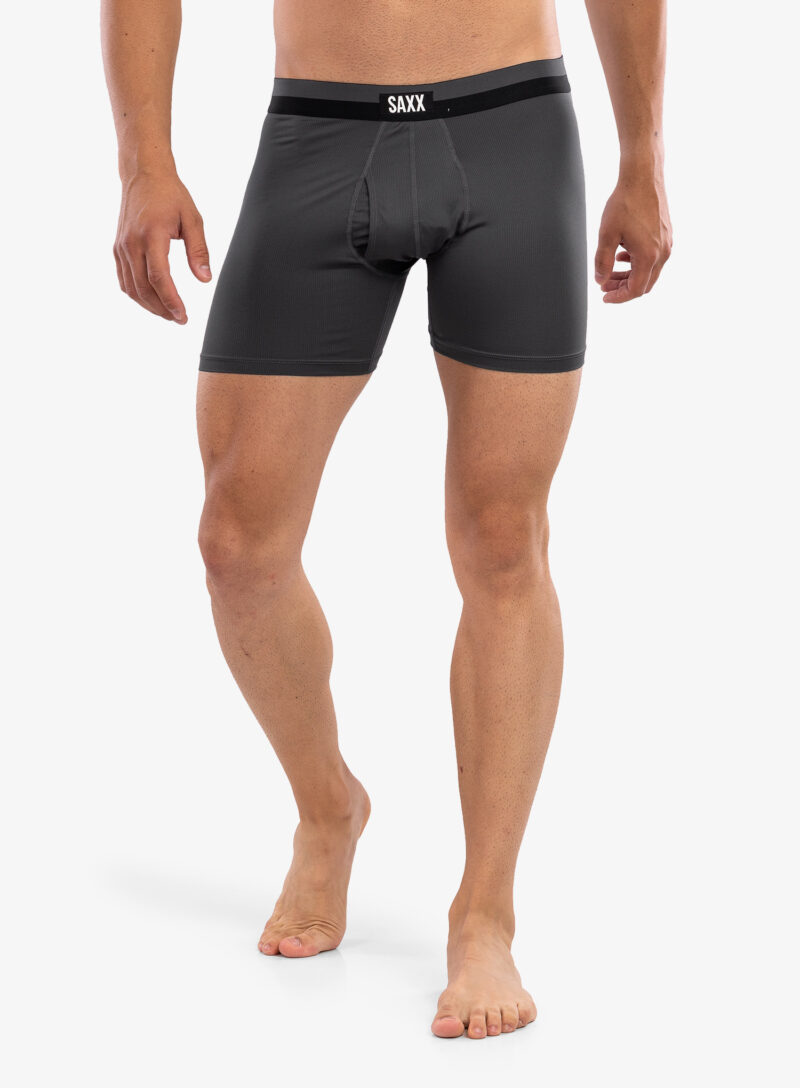 Boxeri SAXX Sport Mesh Brief Fly - graphite