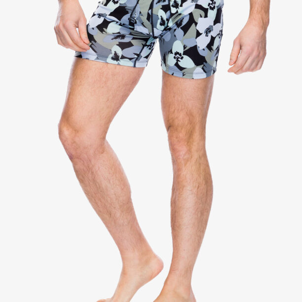 Boxeri Saxx Daytripper Boxer Brief Fly - camo flowers/blue fog