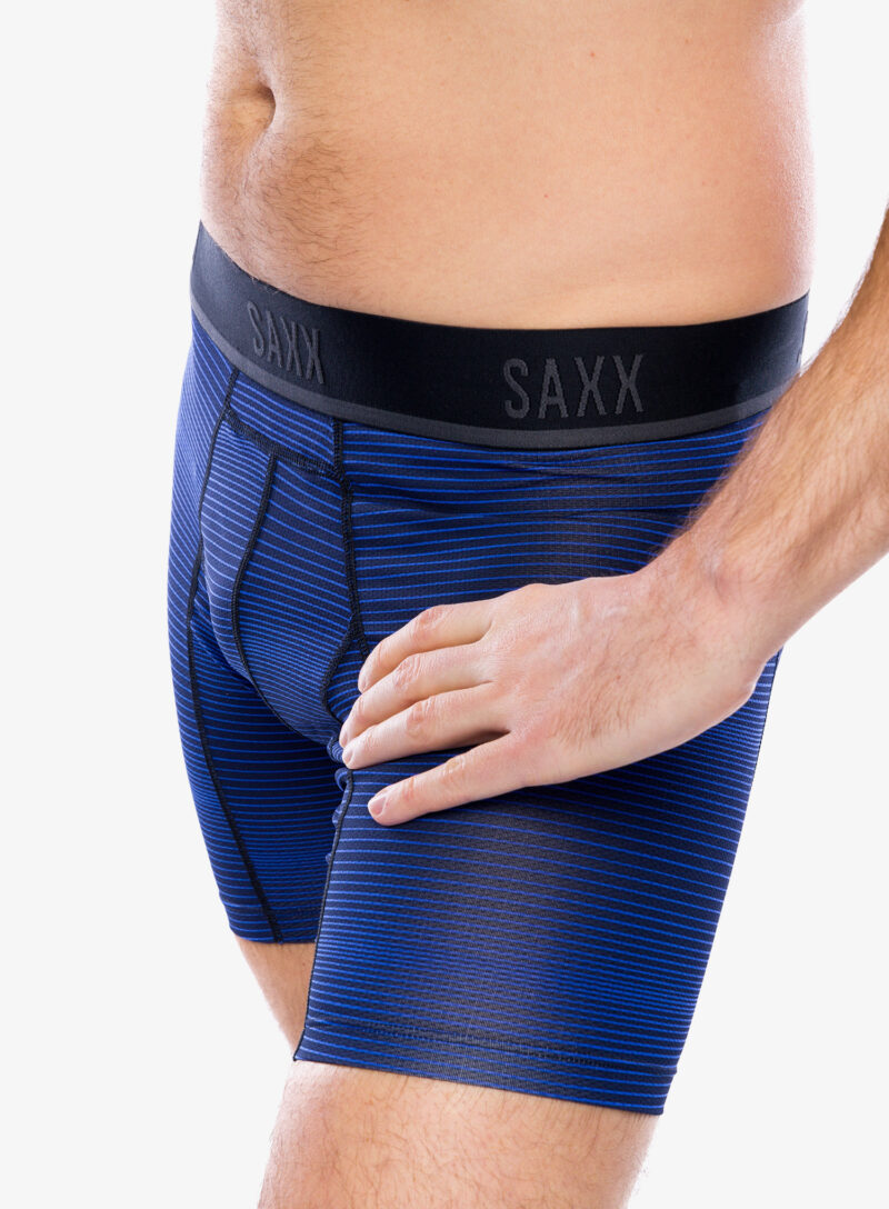 Original Boxeri Saxx Kinetic Light Compression Mesh - variegated stripe/blue