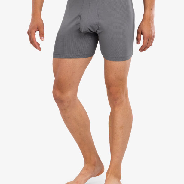 Preţ Boxeri Saxx Quest Boxer Brief Fly - dark charcoal II