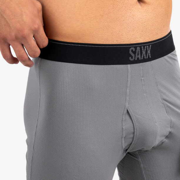 Original Boxeri Saxx Quest Boxer Brief Fly - dark charcoal II