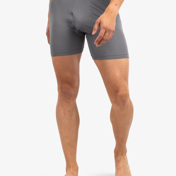 Boxeri Saxx Quest Boxer Brief Fly - dark charcoal II