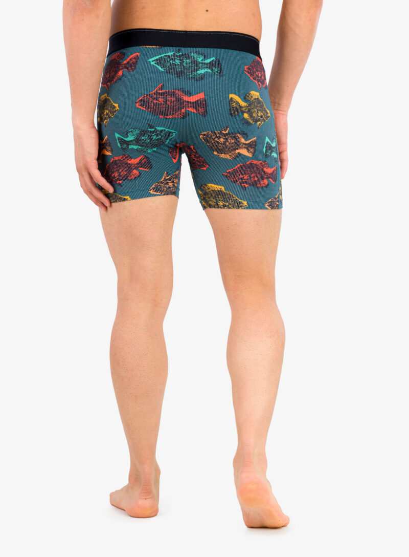 Cumpăra Boxeri Saxx Quest Boxer Brief Fly - shadow fish/storm blue