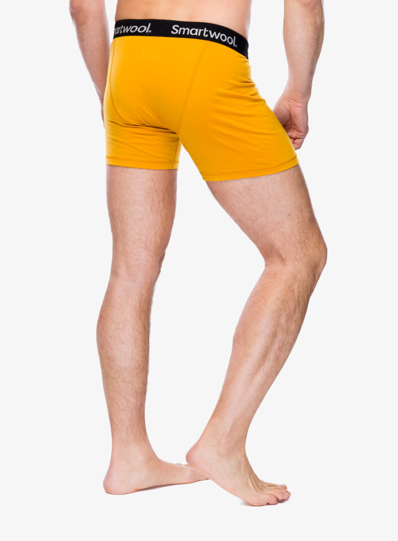 Boxeri Smartwool Merino Boxer Brief Boxed - honey gold preţ