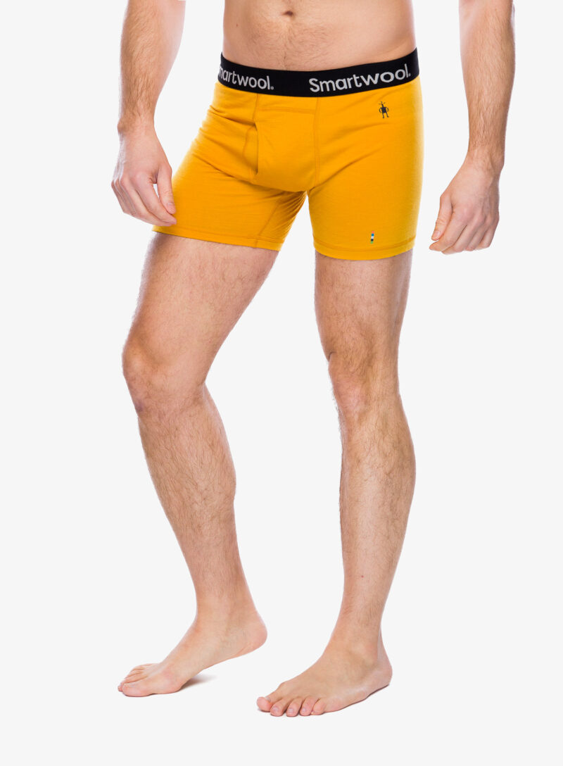 Boxeri Smartwool Merino Boxer Brief Boxed - honey gold