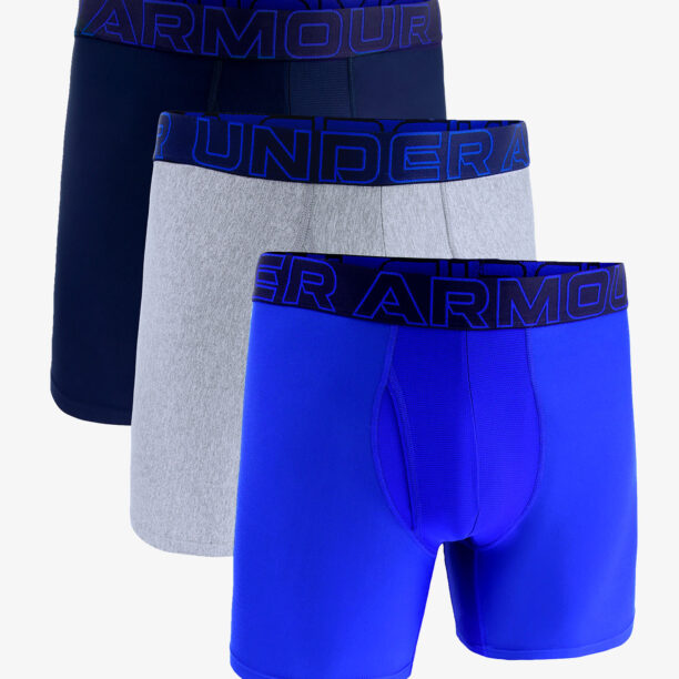 Boxeri Under Armour Performance Tech 6 in 3-Pack Boxerjock - royal/steel full heather