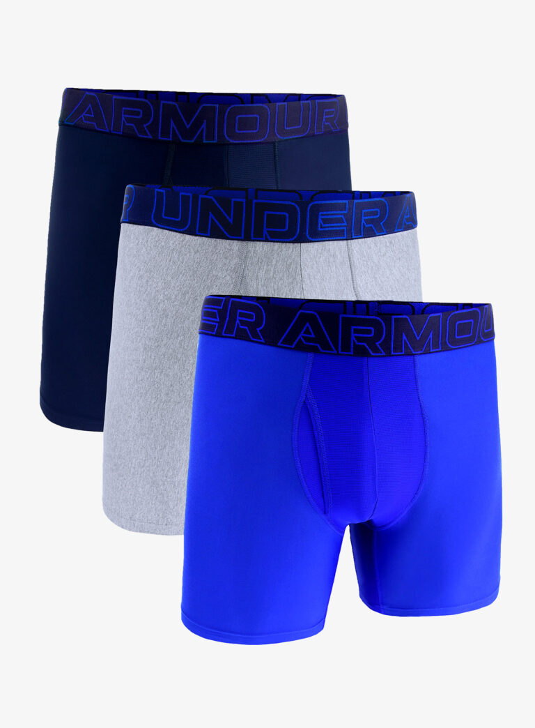 Boxeri Under Armour Performance Tech 6 in 3-Pack Boxerjock - royal/steel full heather