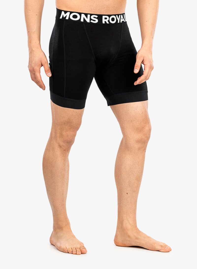 Boxeri barbati Mons Royale Epic Merino Shift Bike Shorts Liner - black