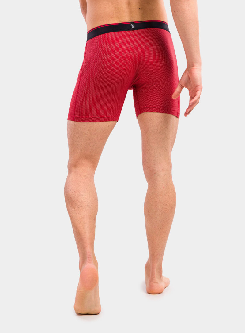 Boxeri barbati SAXX Quest Boxer Brief Fly - red preţ