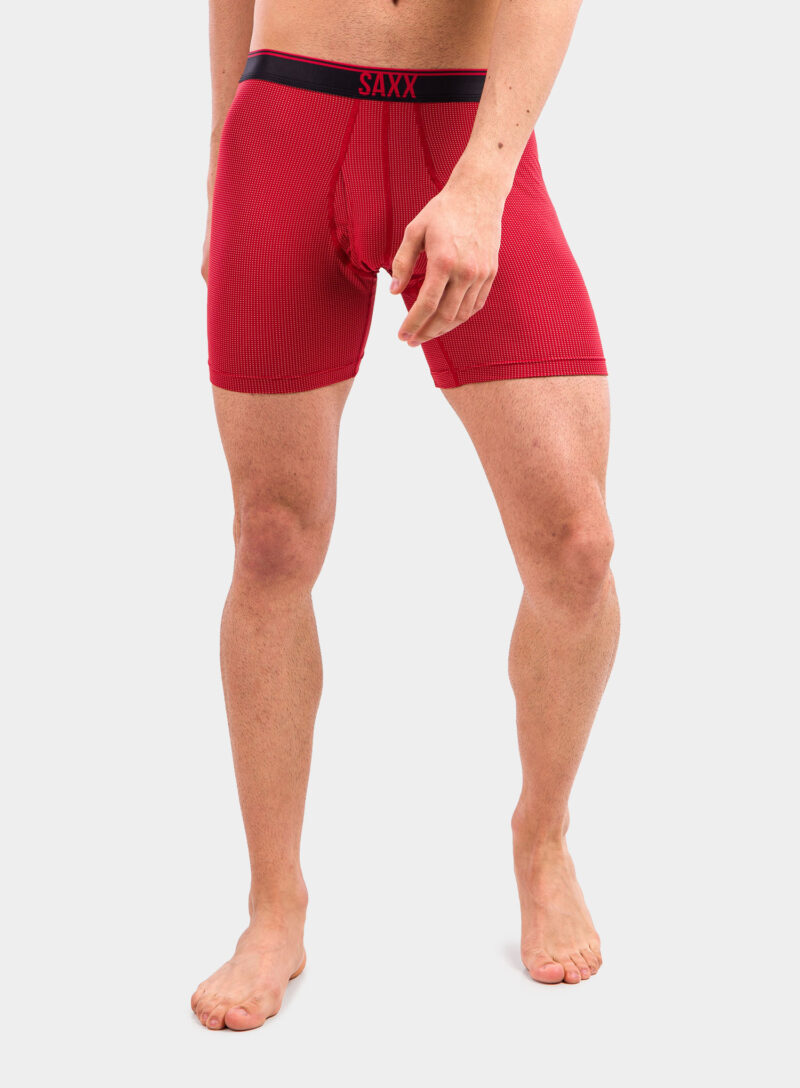 Cumpăra Boxeri barbati SAXX Quest Boxer Brief Fly - red