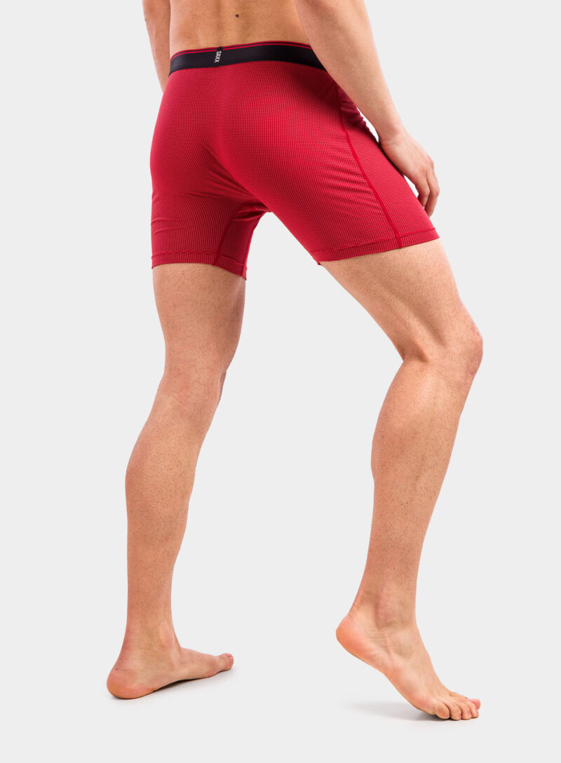 Original Boxeri barbati SAXX Quest Boxer Brief Fly - red