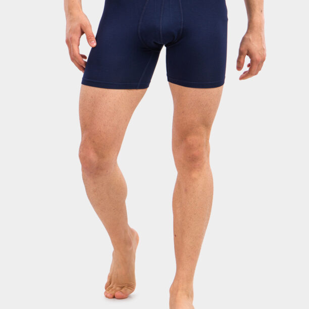 Boxeri barbati SAXX Vibe Boxer Brief - blue trail markers