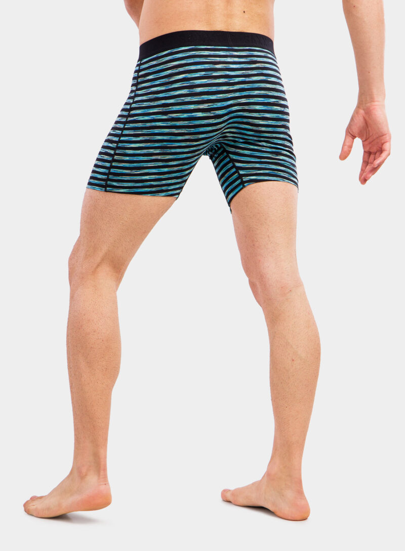 Preţ Boxeri barbati SAXX Vibe Boxer Modern Fit - black space hiker stripe