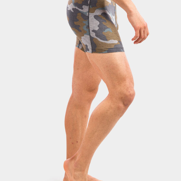 Preţ Boxeri barbati SAXX Vibe Boxer Modern Fit - grey supersize camo