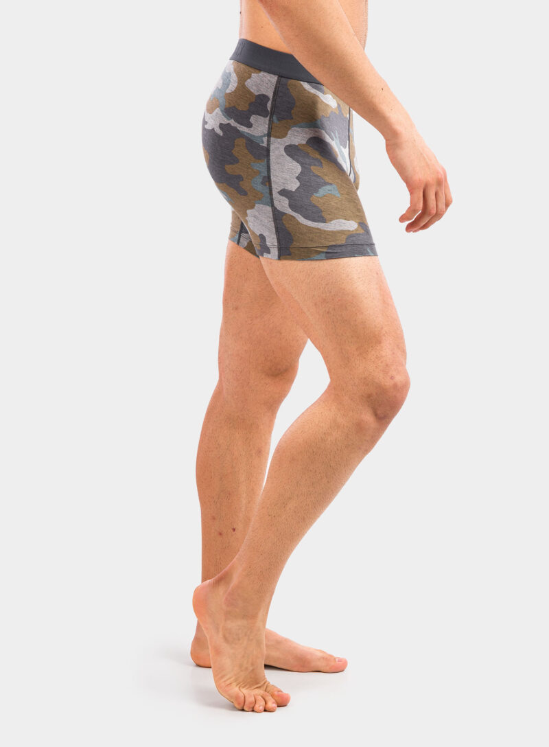 Preţ Boxeri barbati SAXX Vibe Boxer Modern Fit - grey supersize camo