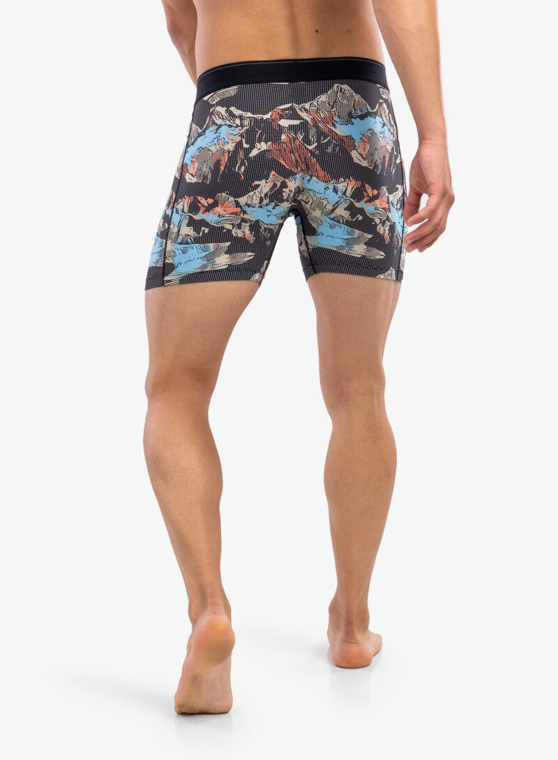 Boxeri barbati Saxx Quest Boxer Brief Fly - black mountainspace preţ