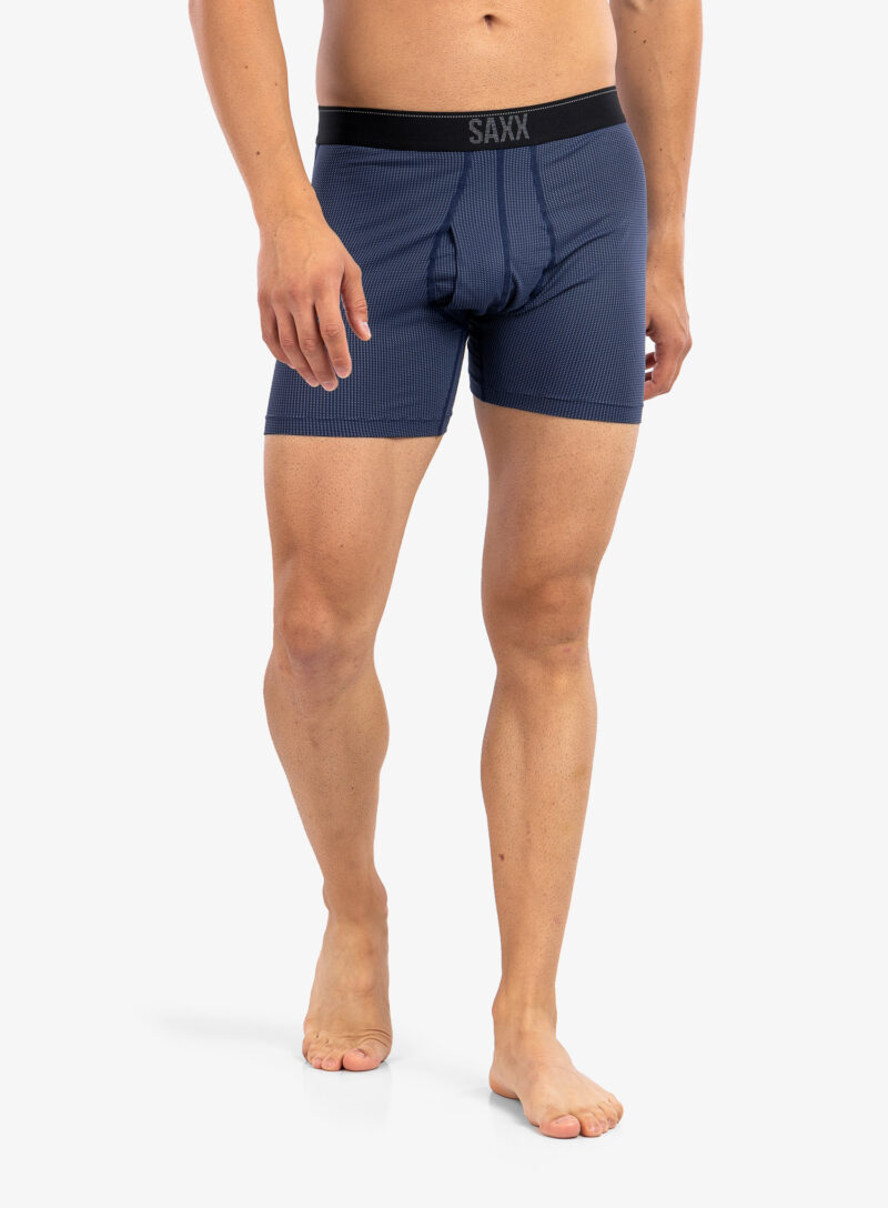 Boxeri barbati Saxx Quest Boxer Brief Fly - midnight blue II