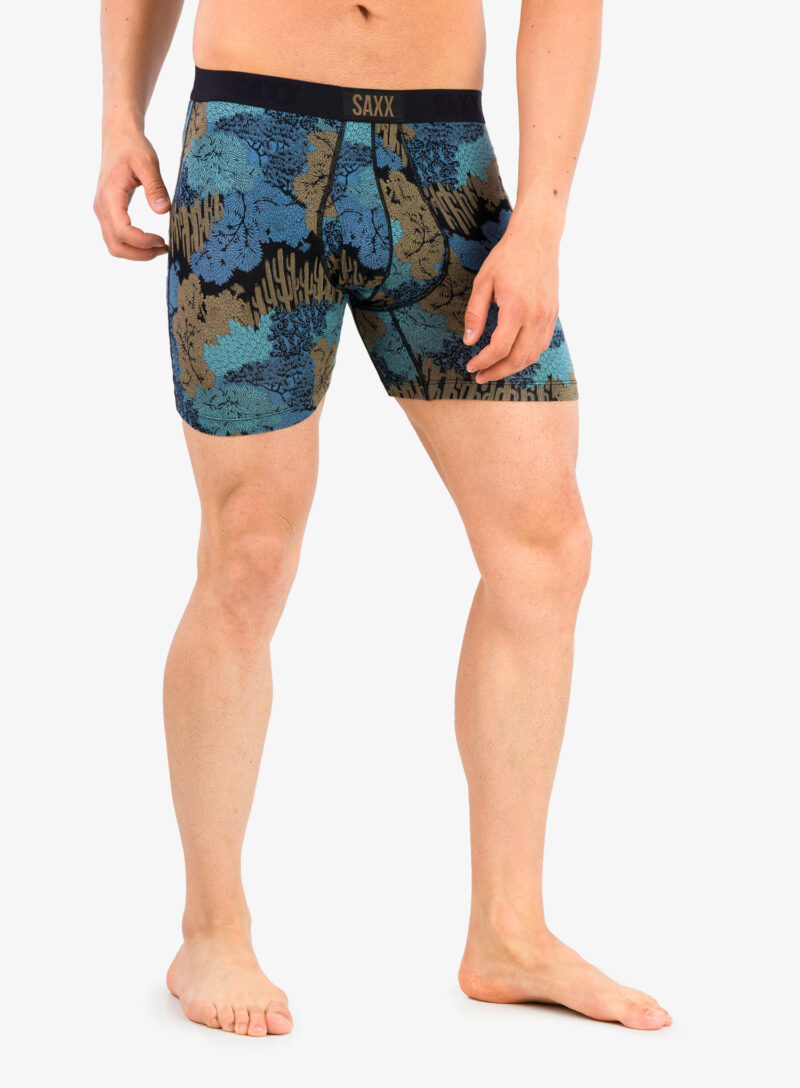 Original Boxeri barbati Saxx Ultra Boxer Brief Fly - snora camo/slate