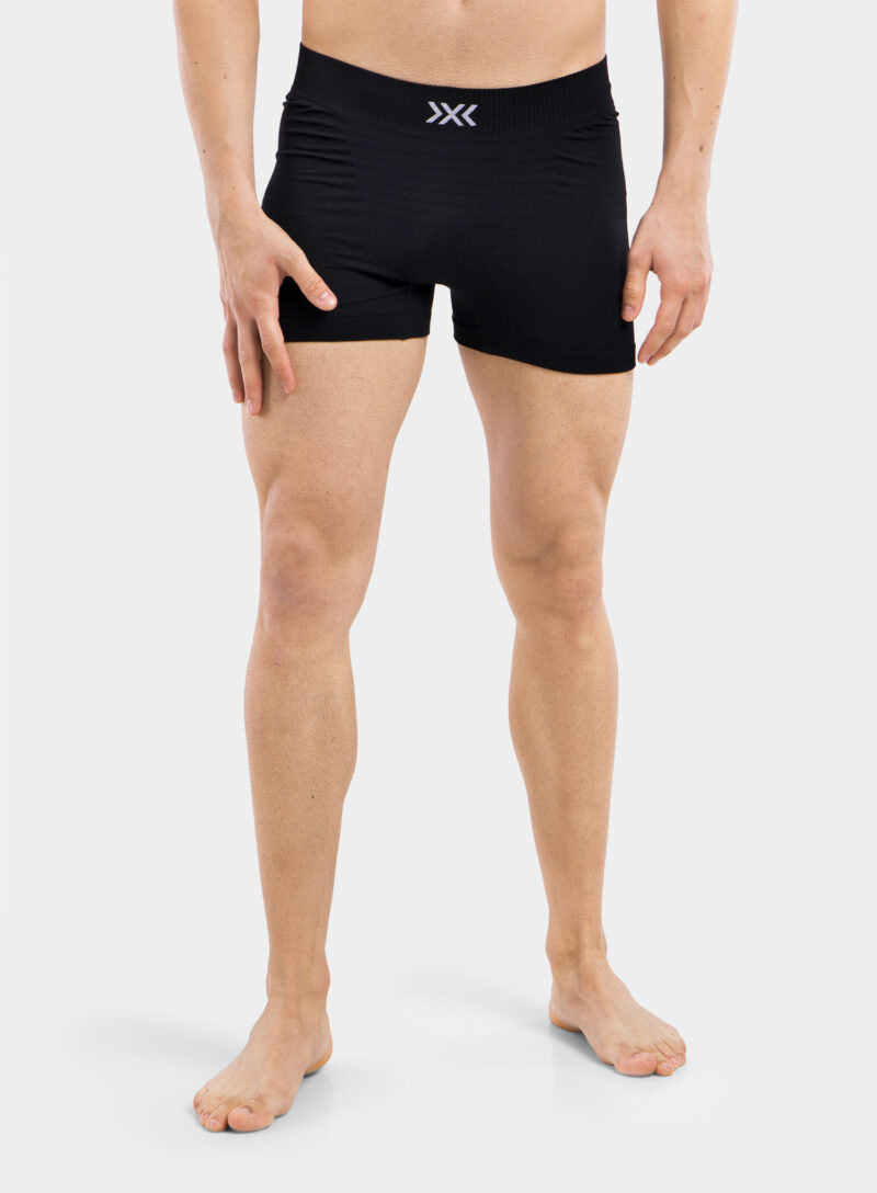 Boxeri barbati X-Bionic Invent 4.0 LT Boxer Shorts - opal black/arctic white - B002