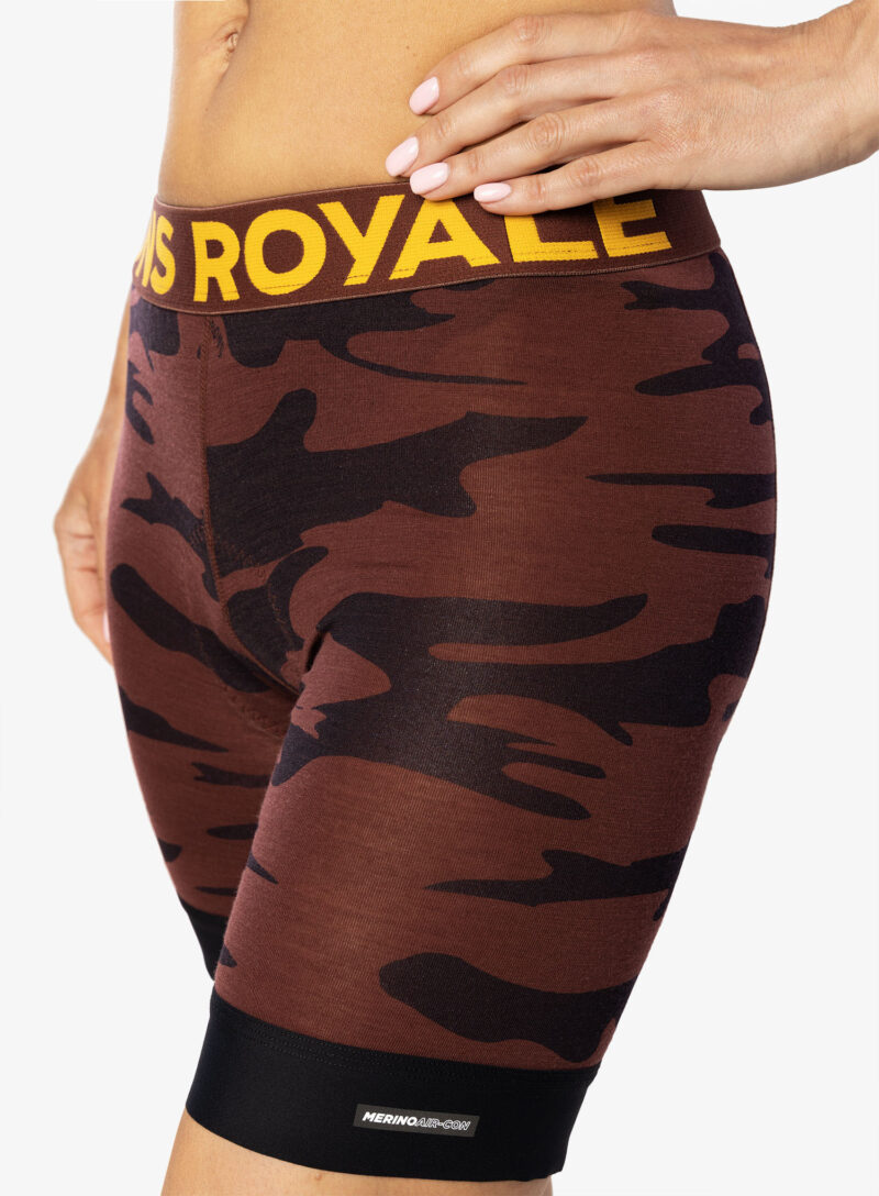 Original Boxeri termici femei Mons Royale Enduro Bike Short Liner - chocolate camo