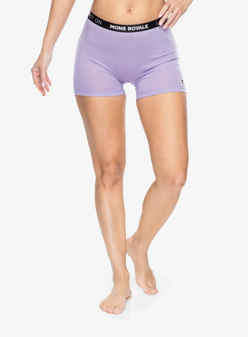 Boxeri termici femei Mons Royale Hannah Hot Pant - lupin