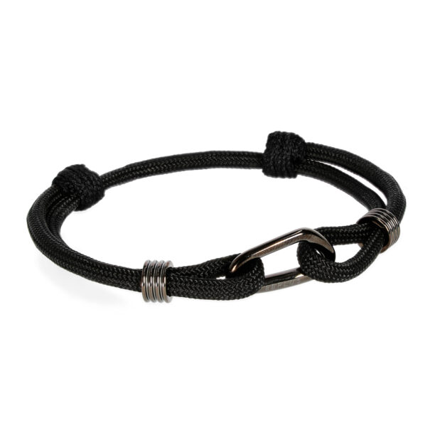 Brăţară 8b+ Wristband Black Forest - carabiner/gun