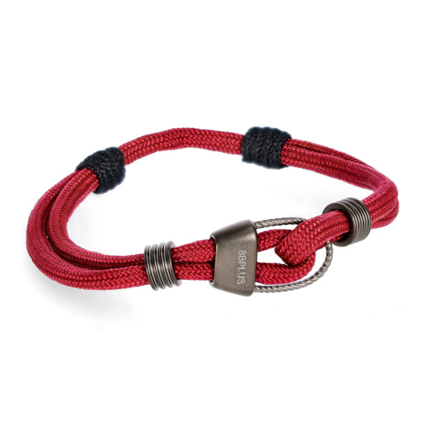 Brăţară 8b+ Wristband Dirty Harry - red wine