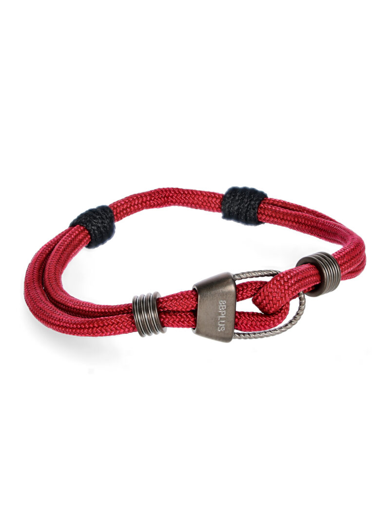 Brăţară 8b+ Wristband Dirty Harry - red wine