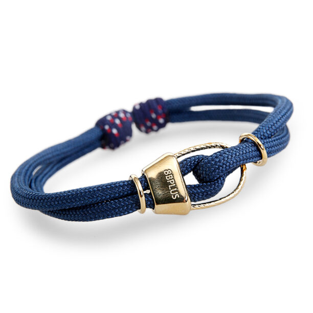 Brăţară 8b+ Wristband Kratos - dark navy/gold