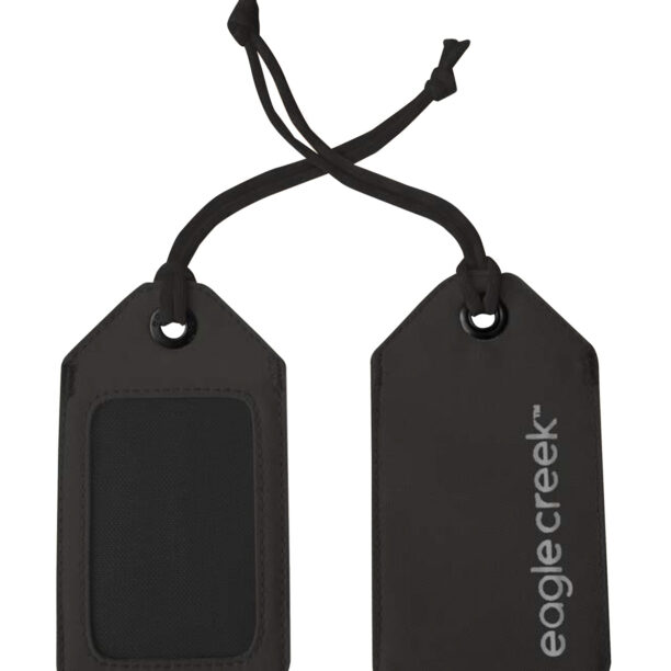 Breloc Eagle Creek Reflective Luggage Tag - black