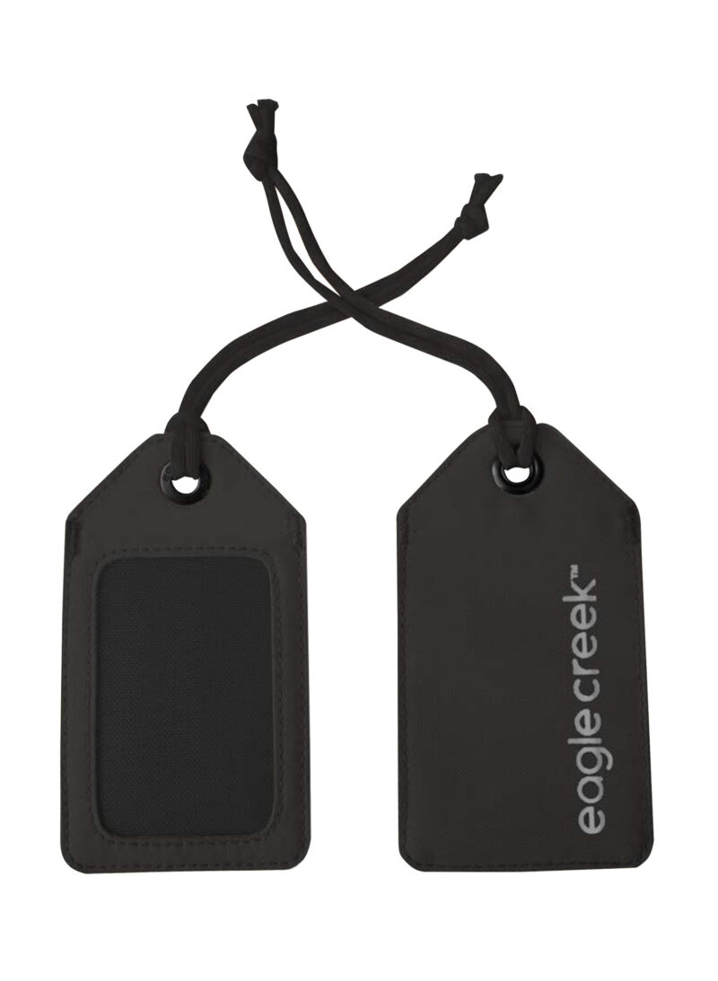 Breloc Eagle Creek Reflective Luggage Tag - black